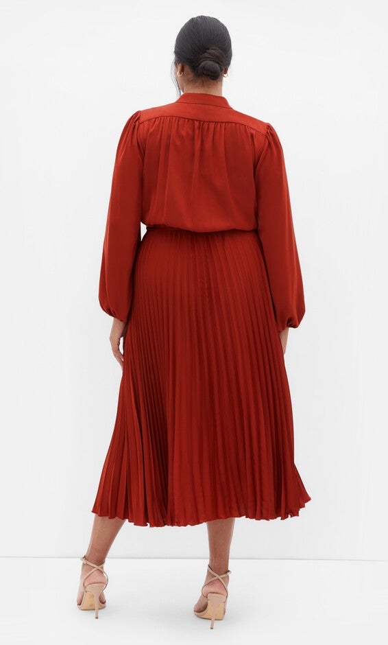 Oasis Dress - cinnamon, BROWN, alternate image number null