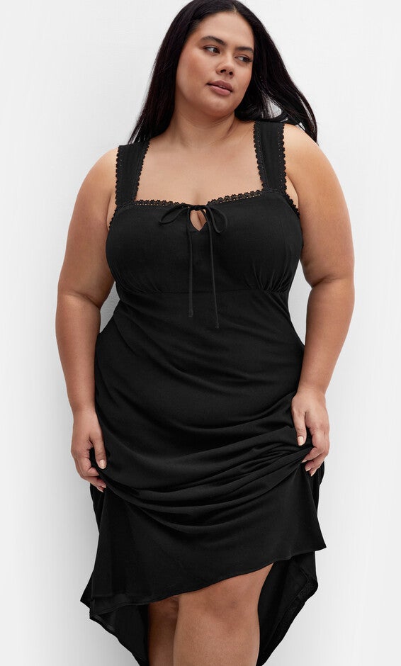 Spring Love Maxi Dress - black, BLACK, alternate image number 1