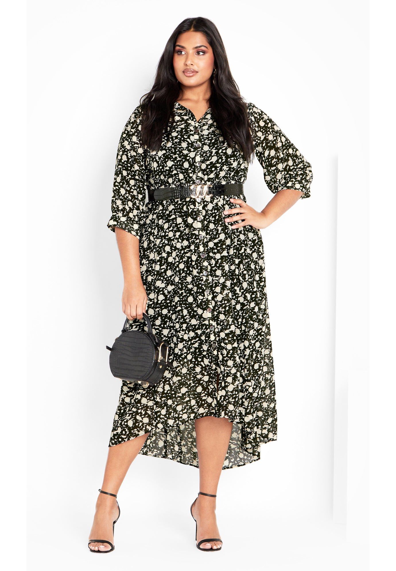 Rylee Dress, BLACK NOISE, hi-res image number 0