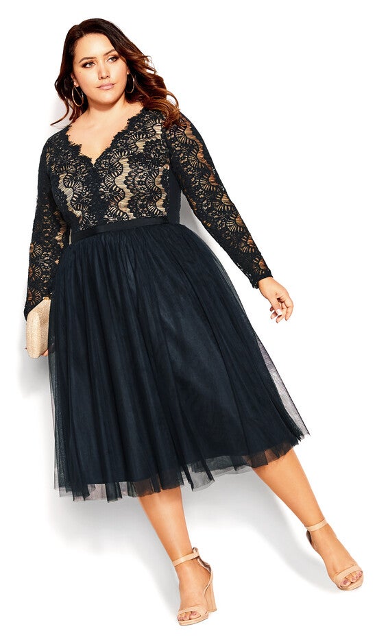 Rare Beauty Dress - navy, BLUE, hi-res image number 0