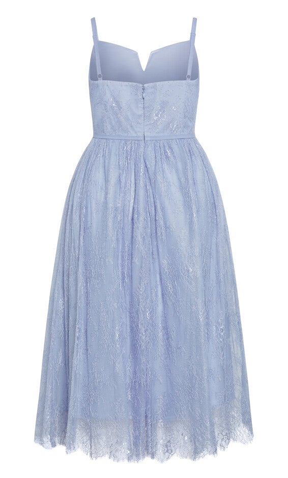 Serena Dress - powder blue, BLUE, alternate image number 4