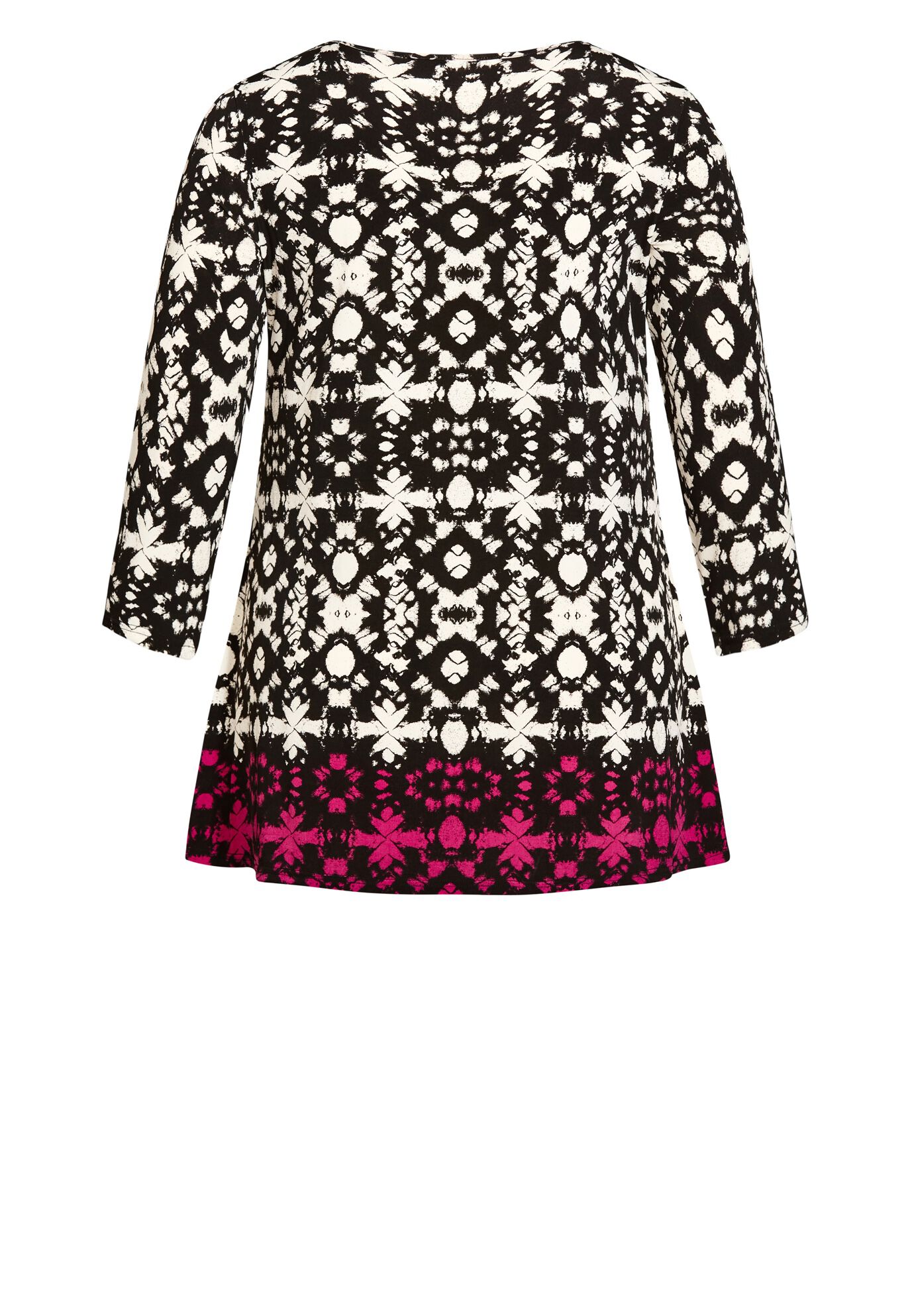 Primrose Border Tunic, IVORY BATIK, alternate image number 3