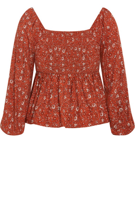 Dahlia Top - spice, ORANGE, alternate image number 5