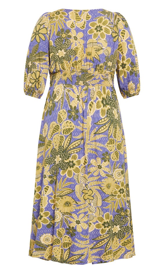 Daydream Print Maxi Dress - blue, PURPLE, alternate image number 4