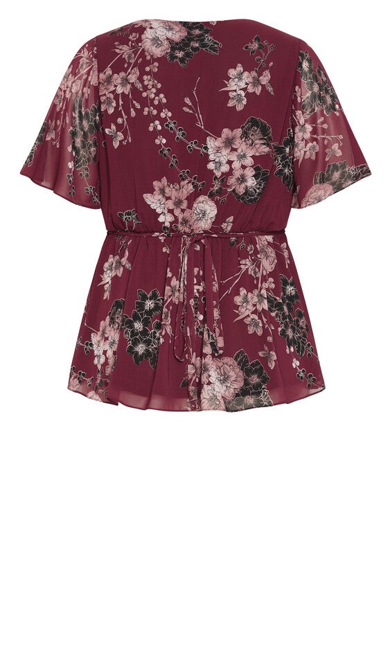 Blossom Love Top - ruby, RED, alternate image number null
