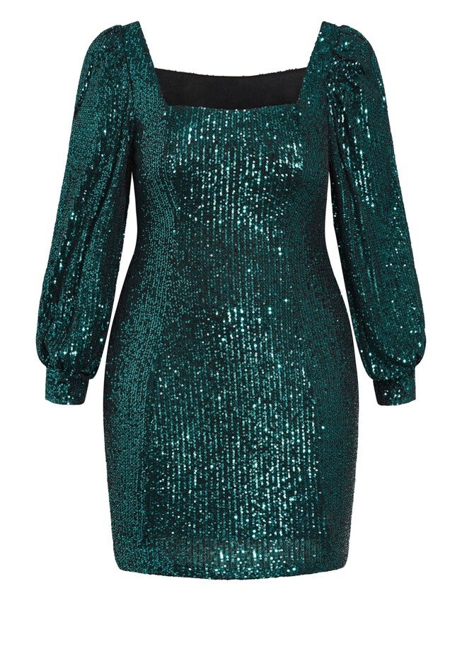 Colette Dress - emerald, GREEN, alternate image number 2
