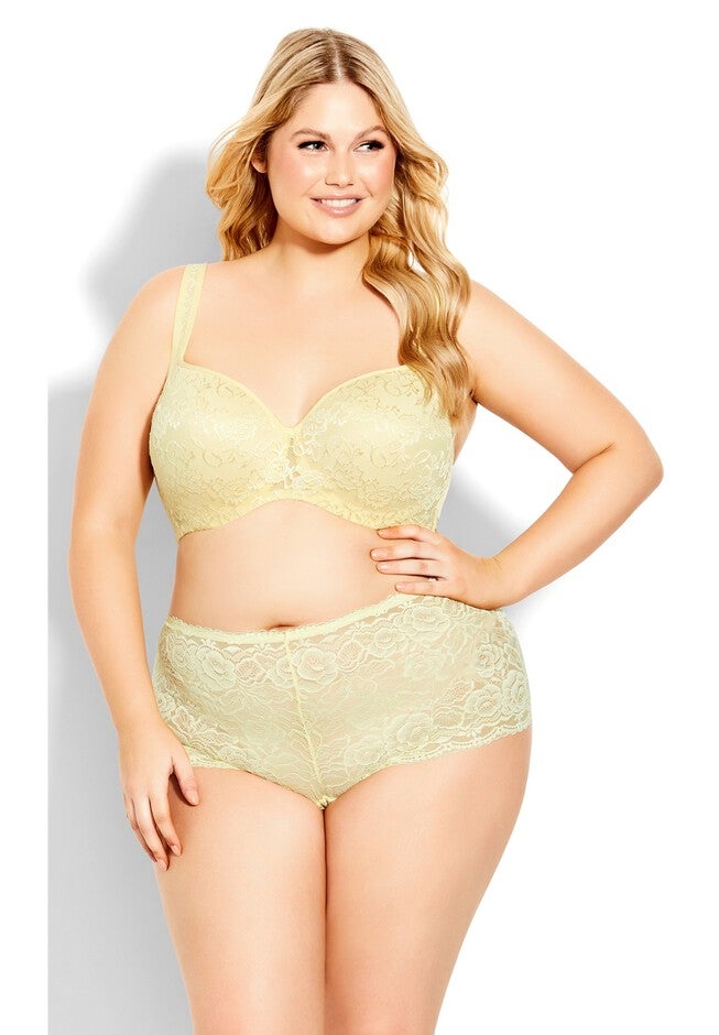 Lace Cheeky Brief, IRIS YELLOW, hi-res image number null