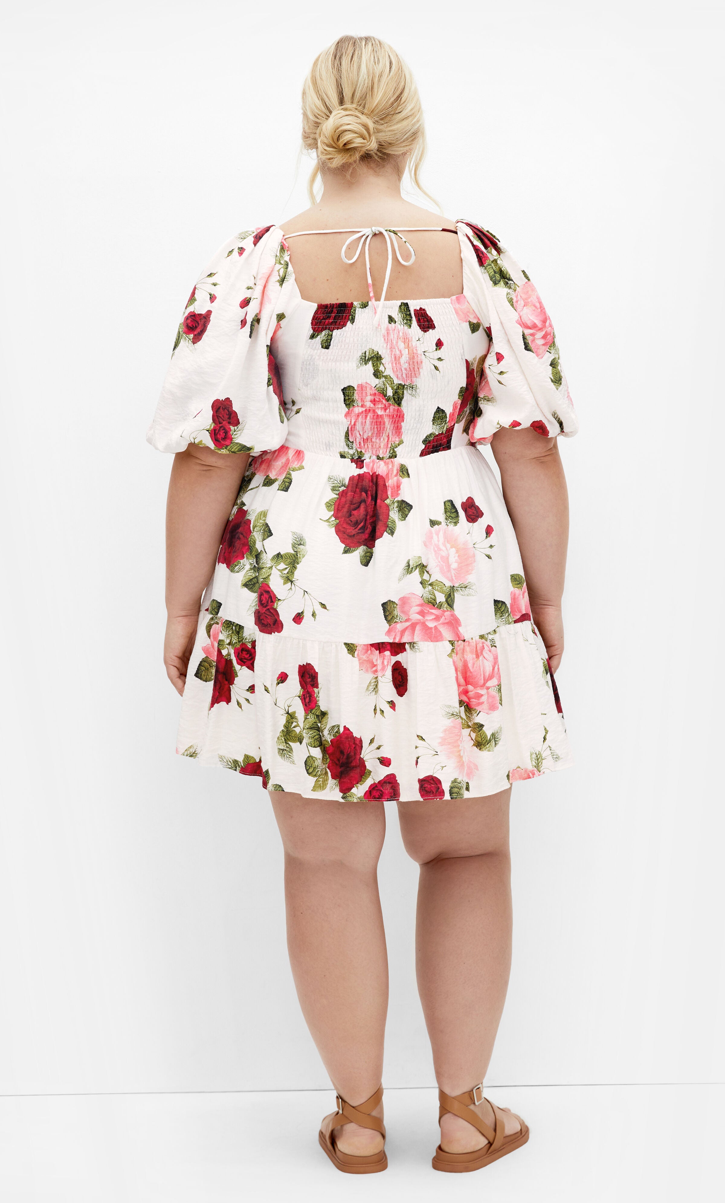 Mindy Rose Dress -print, BEIGE, alternate image number 1