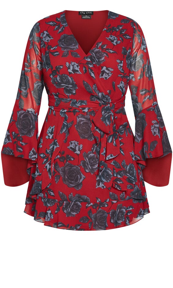 Ariarne Dress - red rose, RED, alternate image number null