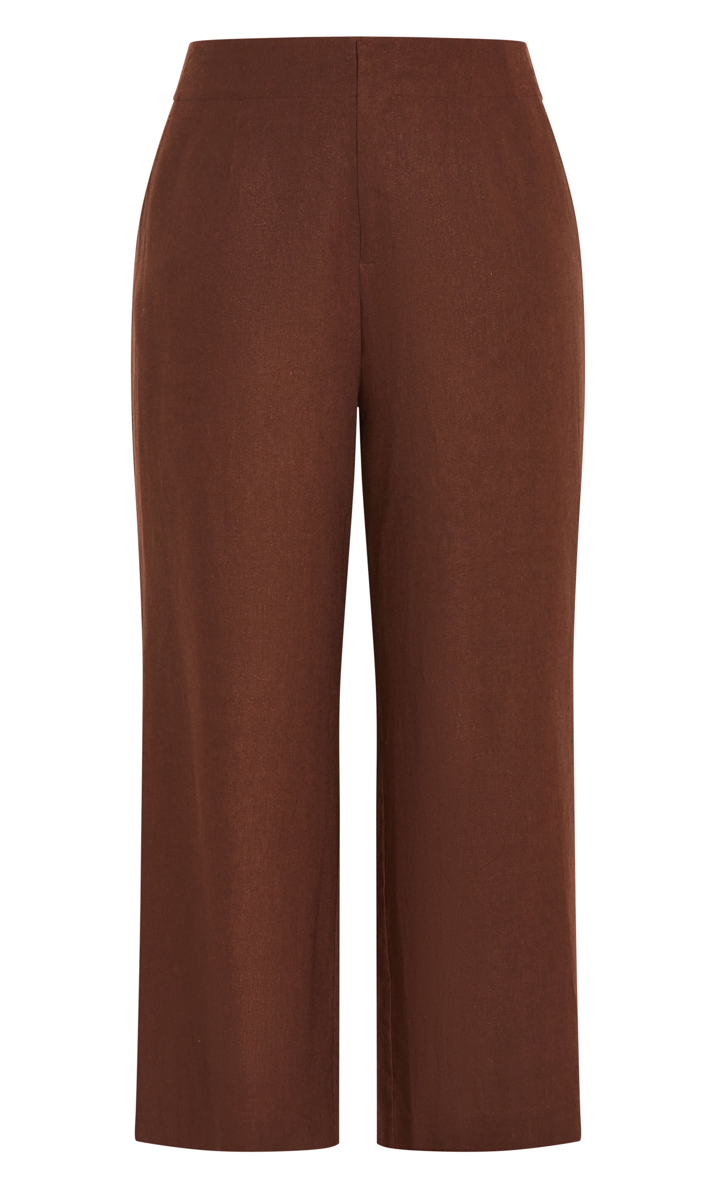 Vivien Linen Pant - chocolate, BROWN, alternate image number 4