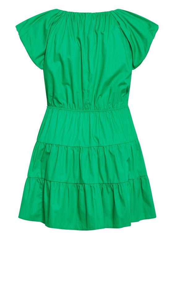Alina Dress - bright green, GREEN, alternate image number 3