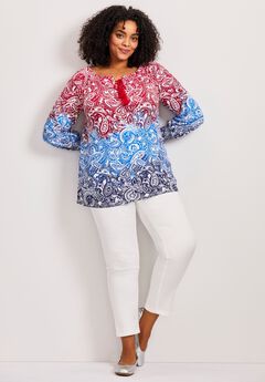 Ombre Print Top