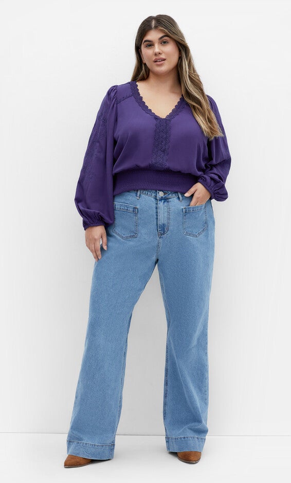 Frankie Top - persian blue, BLUE, alternate image number 1