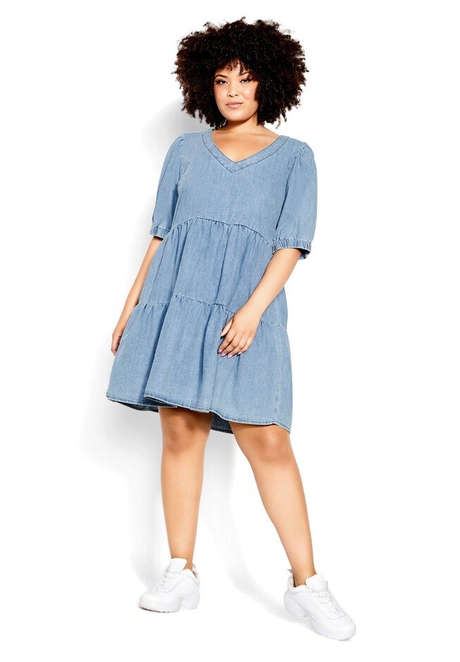 Coastal Dress - light wash, BLUE, on-hover image number null
