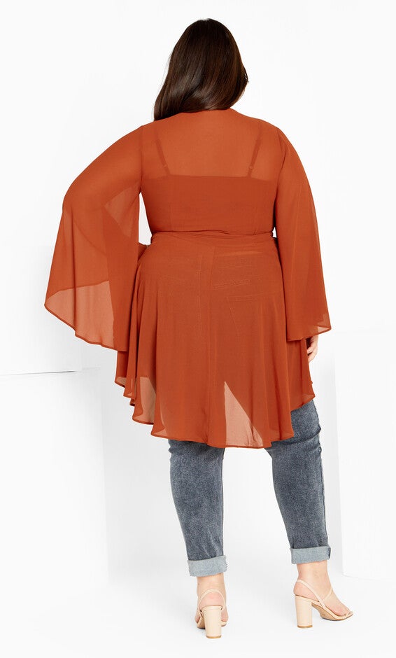 Fleetwood Tunic - ginger, ORANGE, alternate image number null