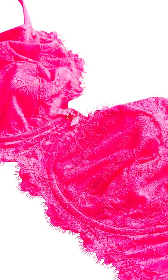 Lara Underwire Bra - hot pink, PINK, alternate image number null