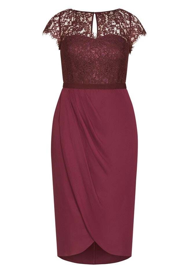 Chelsea Dress - bordeaux, RED, alternate image number null