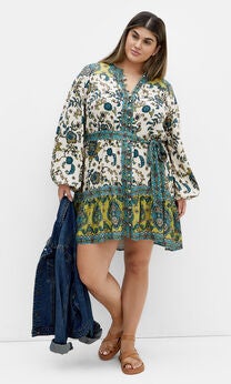 Mysteria Mini Dress - ivory