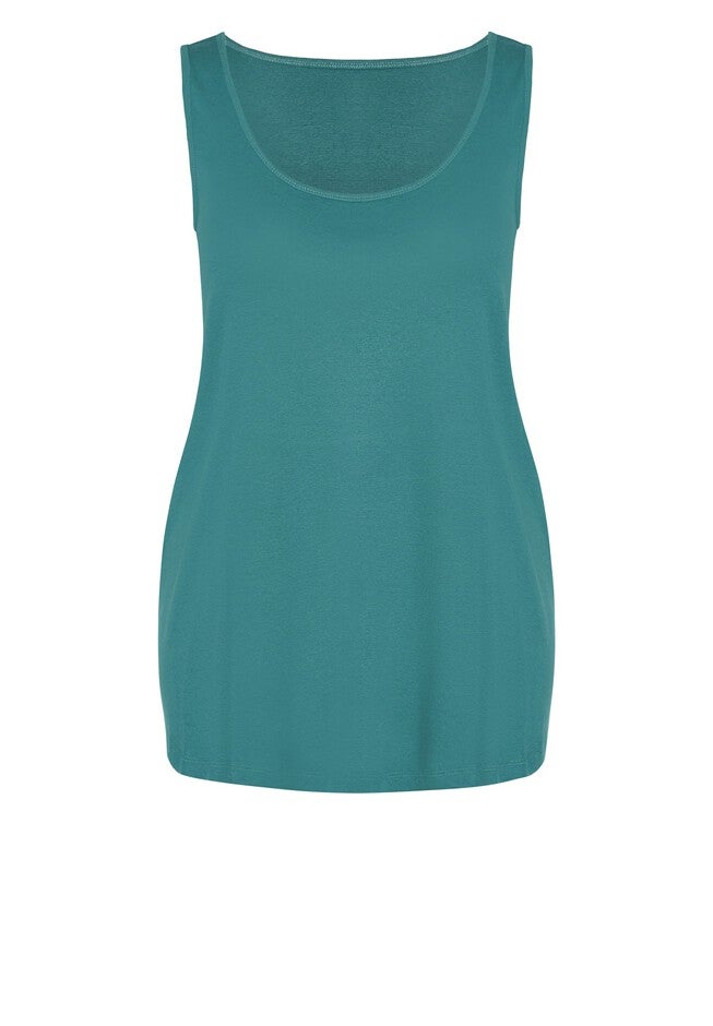 Plain Tank, TEAL, alternate image number null
