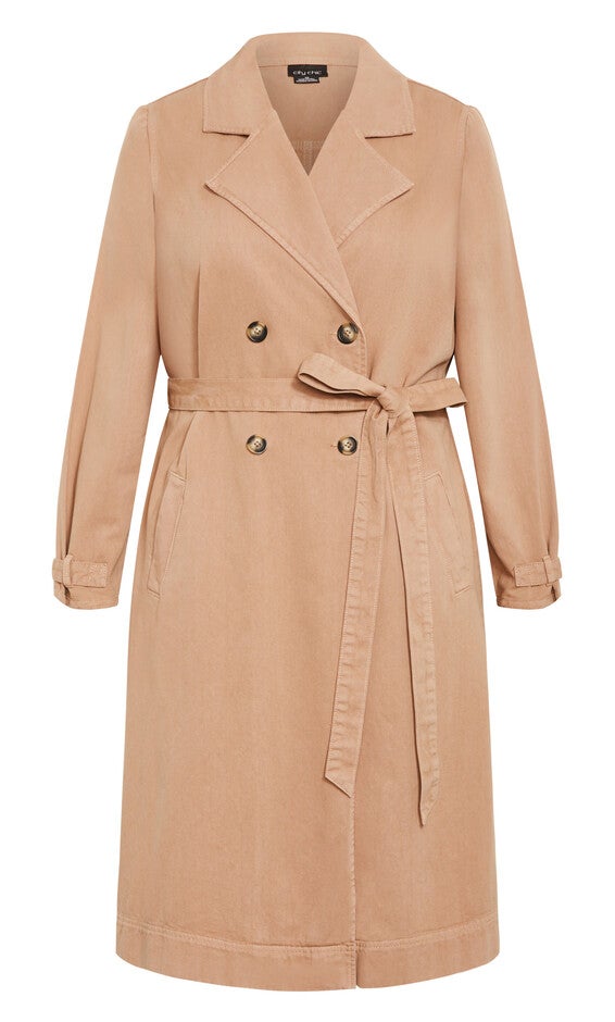 Laylo Trench Coat - caramel, BROWN, alternate image number null