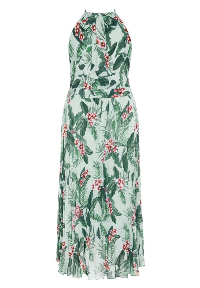 Rebecca Print Maxi Dress - seafoam, GREEN, alternate image number 4