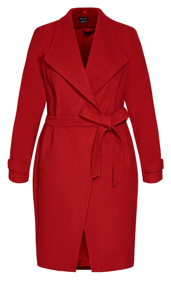 So Sleek Coat - true red, RED, alternate image number null