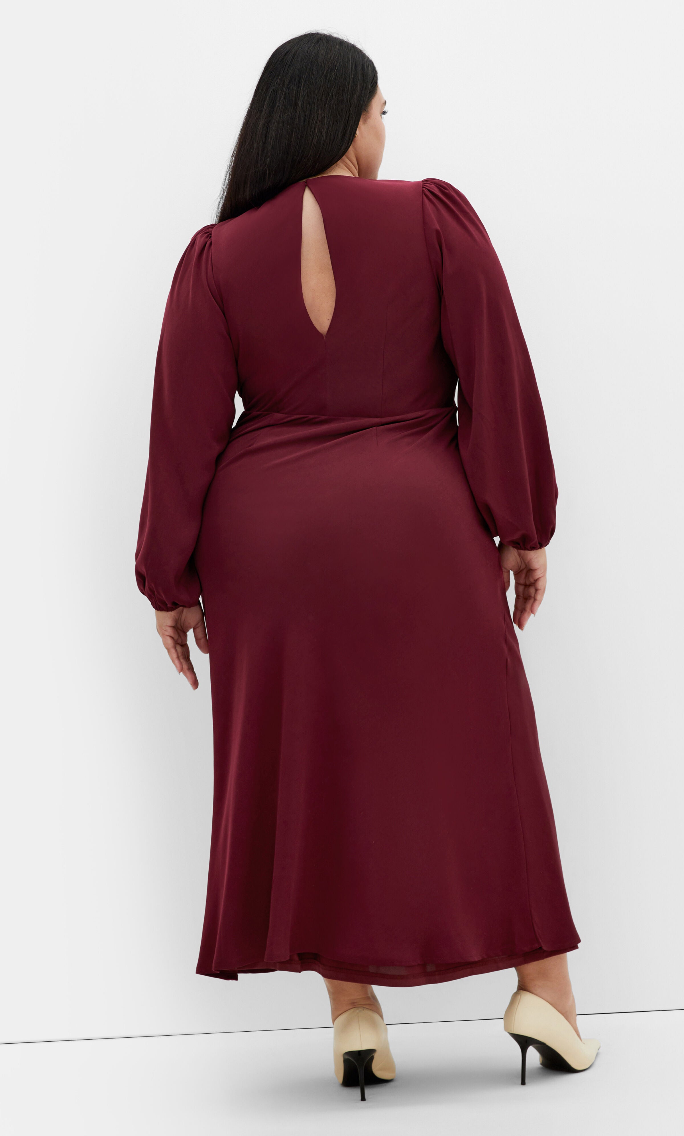 Ines Dress - ruby, RED, alternate image number 1