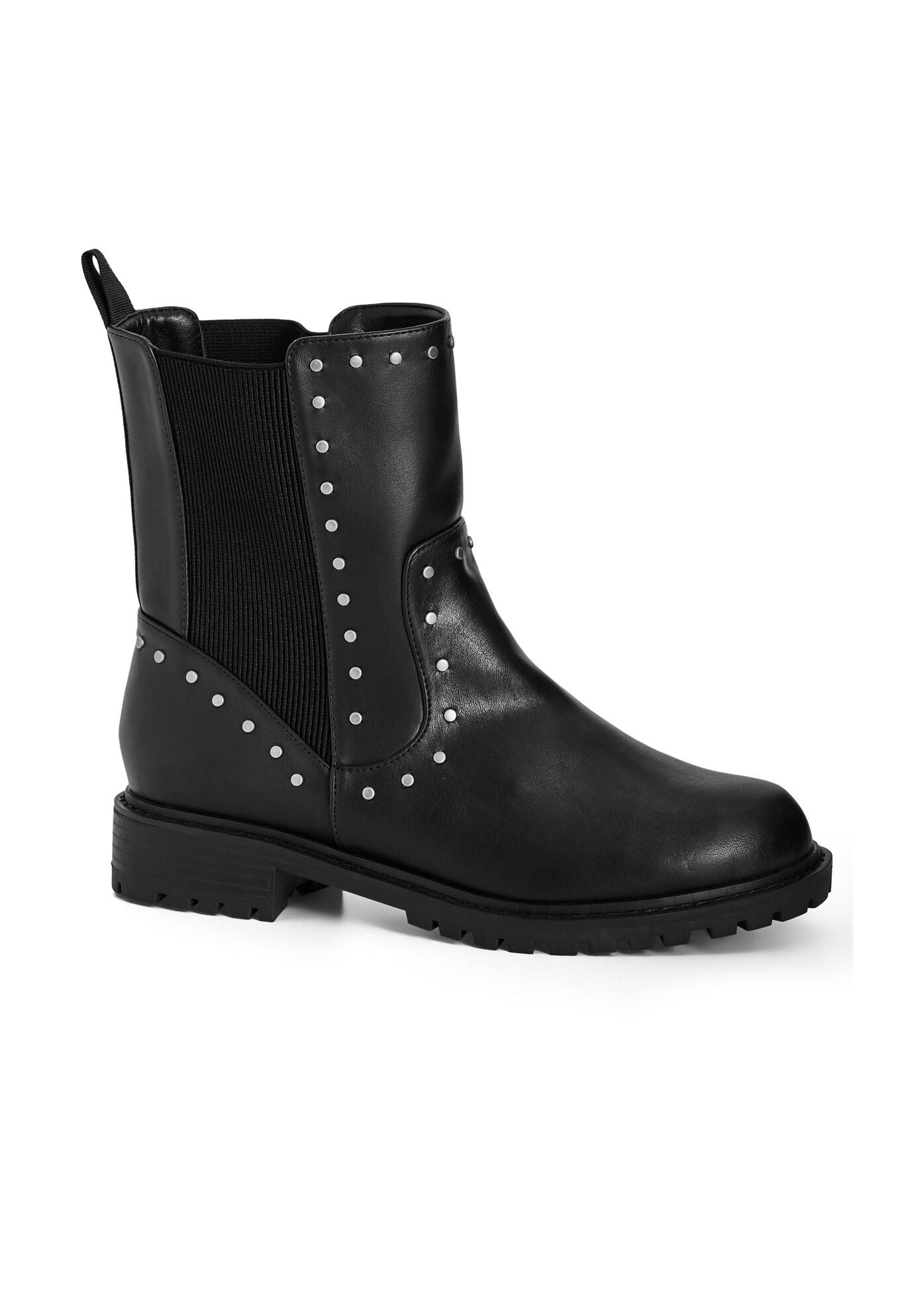 WIDE FIT Minke Ankle Boot - black | Dia & Co