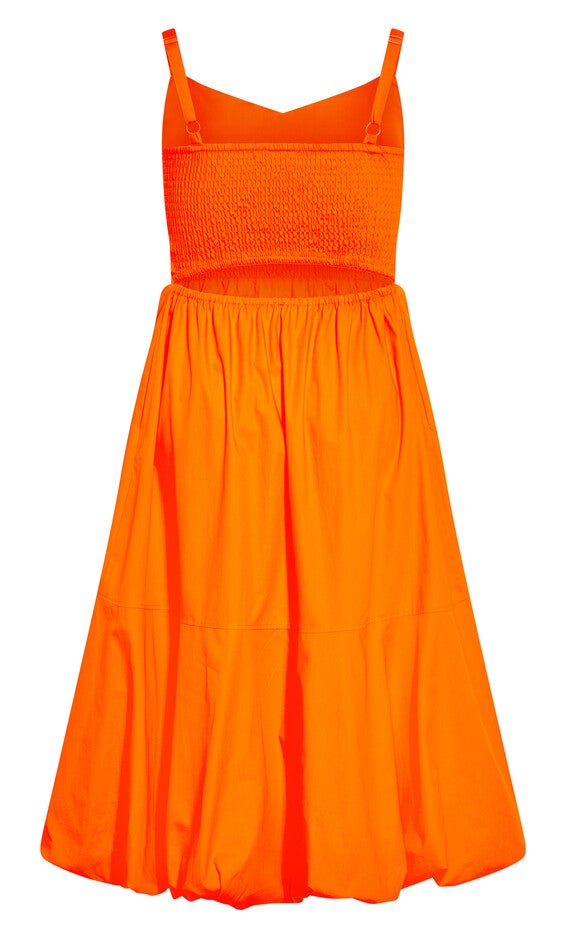 Eliza Dress - orange fizz, ORANGE, alternate image number 5
