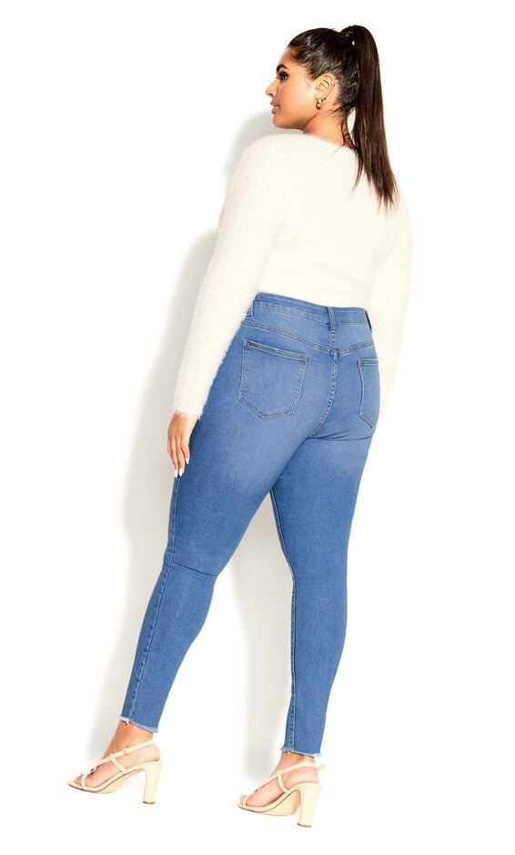 Asha Wild Rose Jean - blue, BLUE, alternate image number null