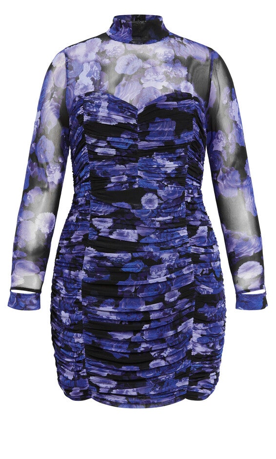 Kiara Dress - deep blue, MOONLIT, alternate image number null