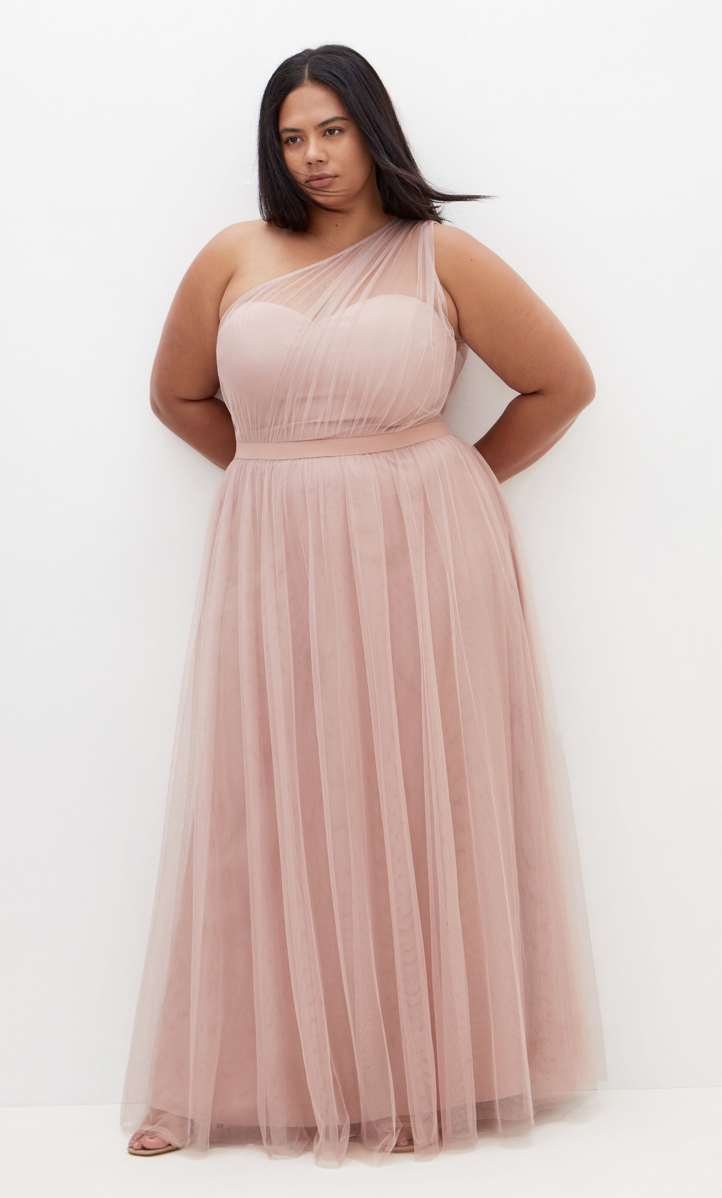 Daniela Maxi Dress - dusty rose, PINK, hi-res image number 0