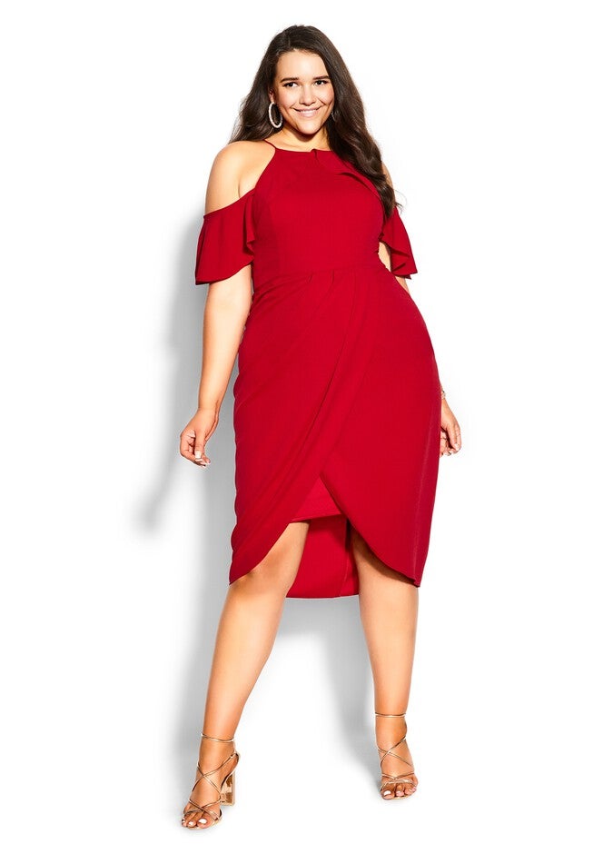 Love Siren Dress - siren red, RED, on-hover image number null