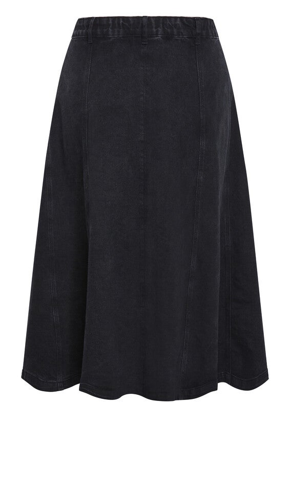 Alina Skirt - black wash, BLACK, alternate image number null