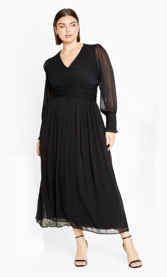 Selena Maxi Dress - black, BLACK, alternate image number null