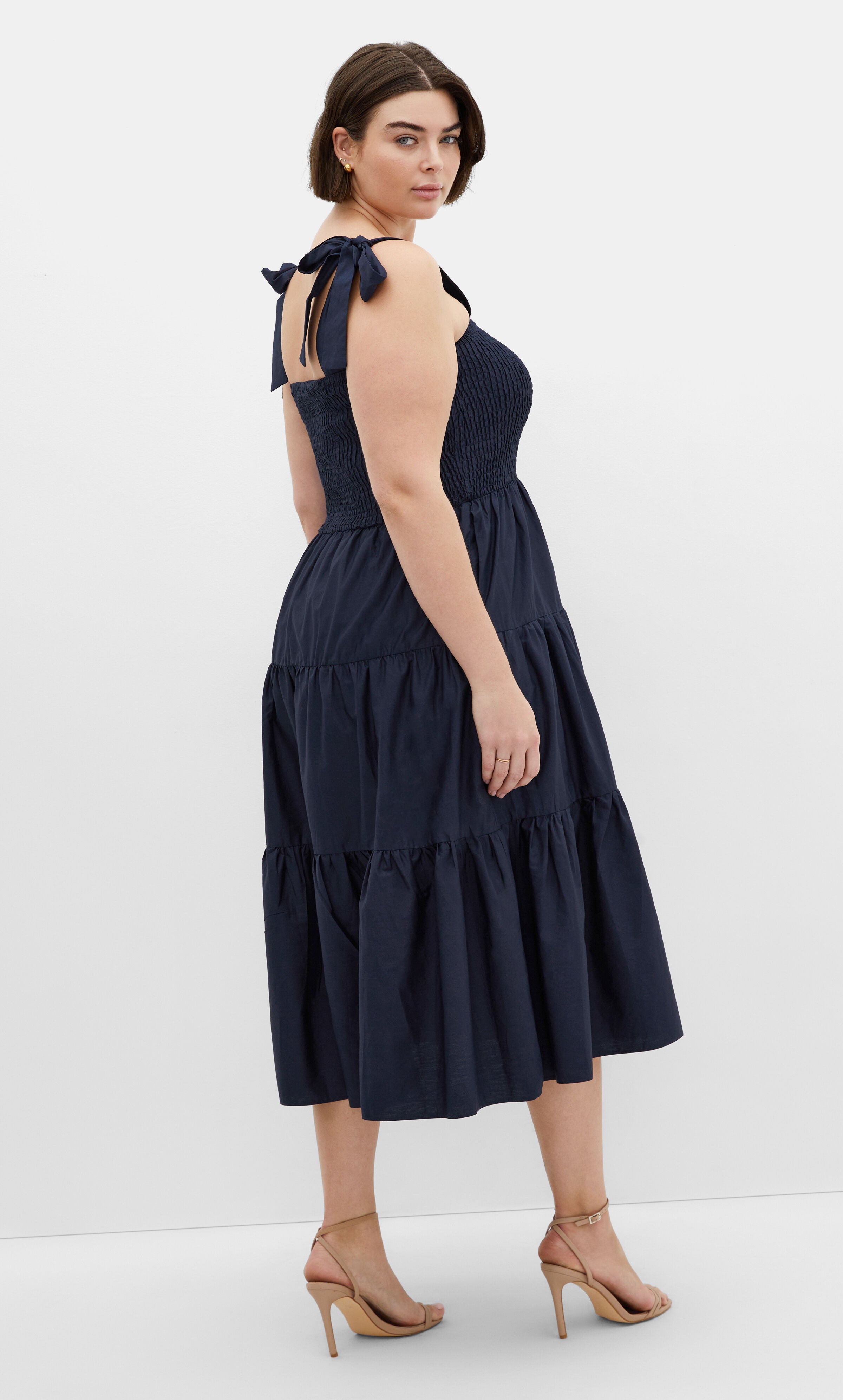 Haven Midi Dress - navy, NAVY, alternate image number 4