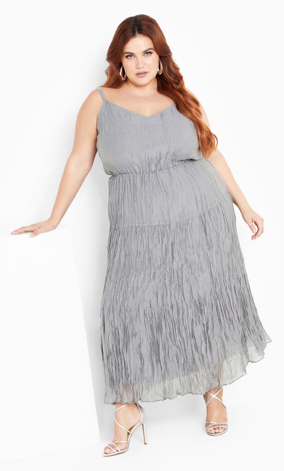 Sabina Maxi Dress - bluebell, GREY, alternate image number null