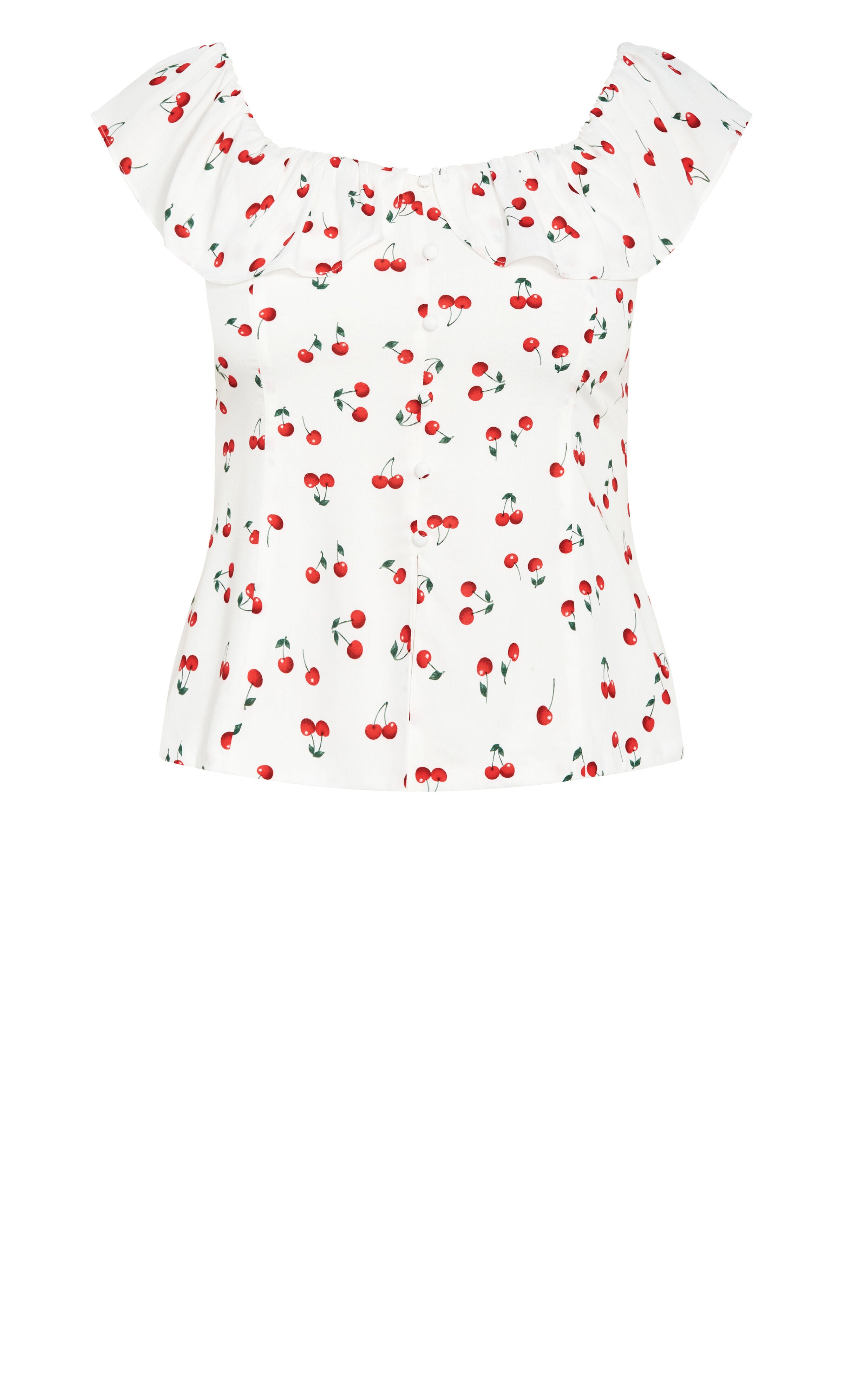 Bella Top - ivory, WHITE, alternate image number 3