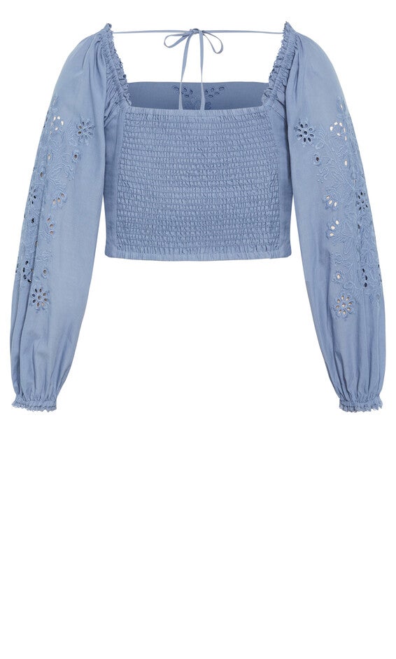 Willow Top - blue, BLUE, alternate image number null