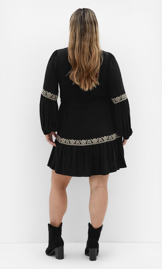 Marlie Dress - black, BLACK, alternate image number null