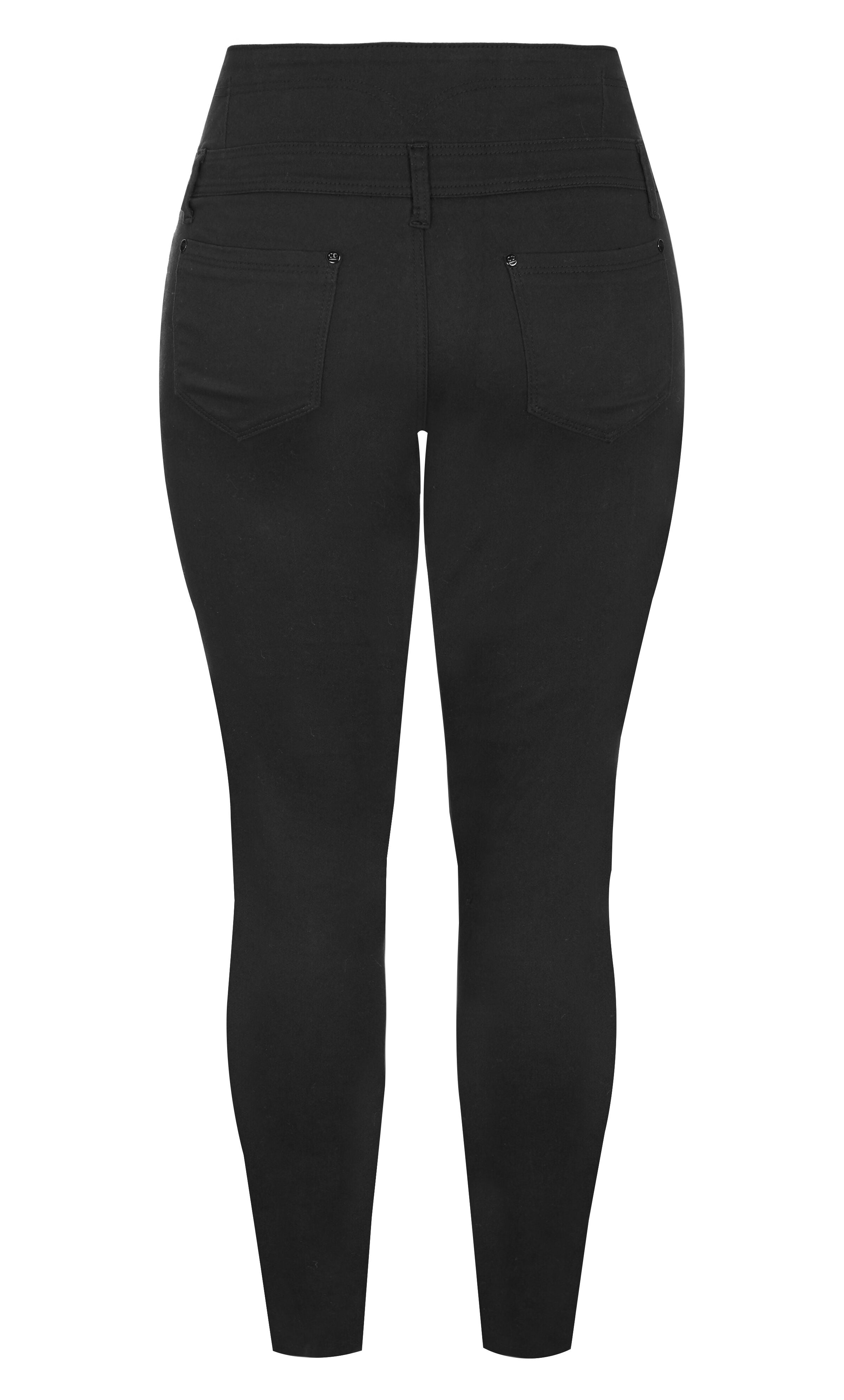 Harley Corset Skinny Regular Jean - black, BLACK, alternate image number 5