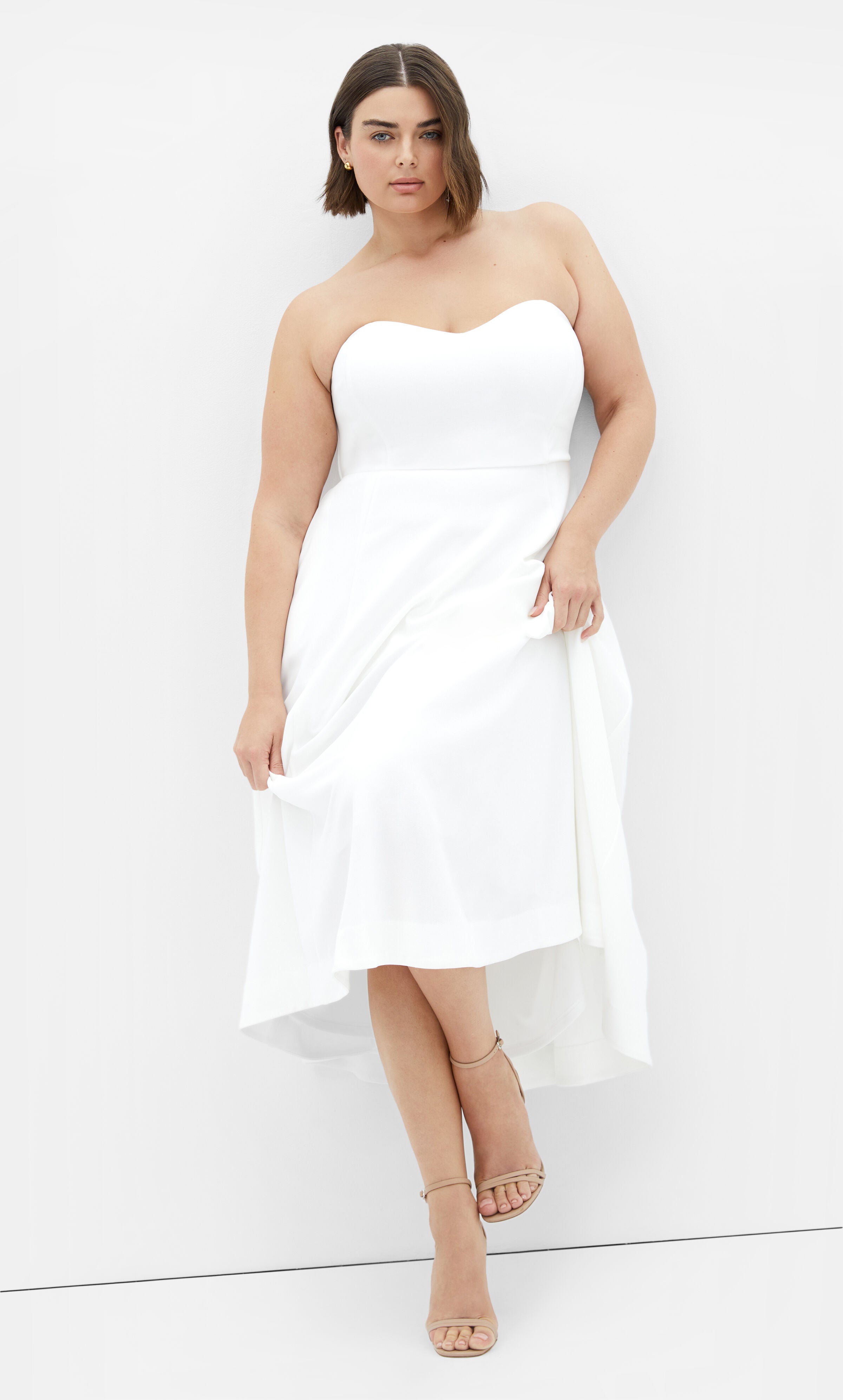 Sweet Flare Dress - ivory, WHITE, alternate image number 2