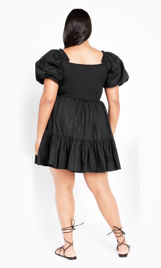 Poppie Dress - black, BLACK, alternate image number null