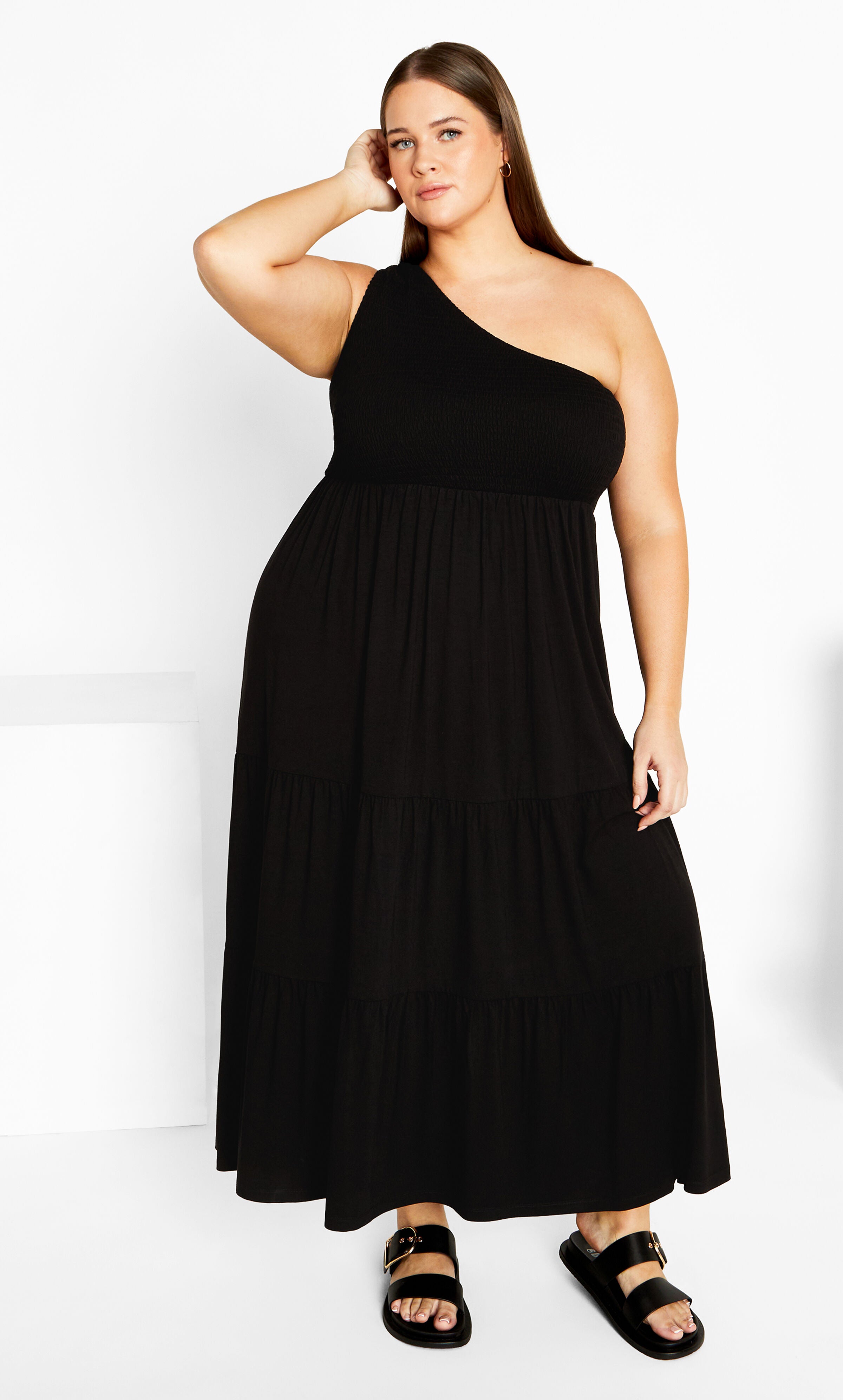 Darcy Dress - black, BLACK, alternate image number 1