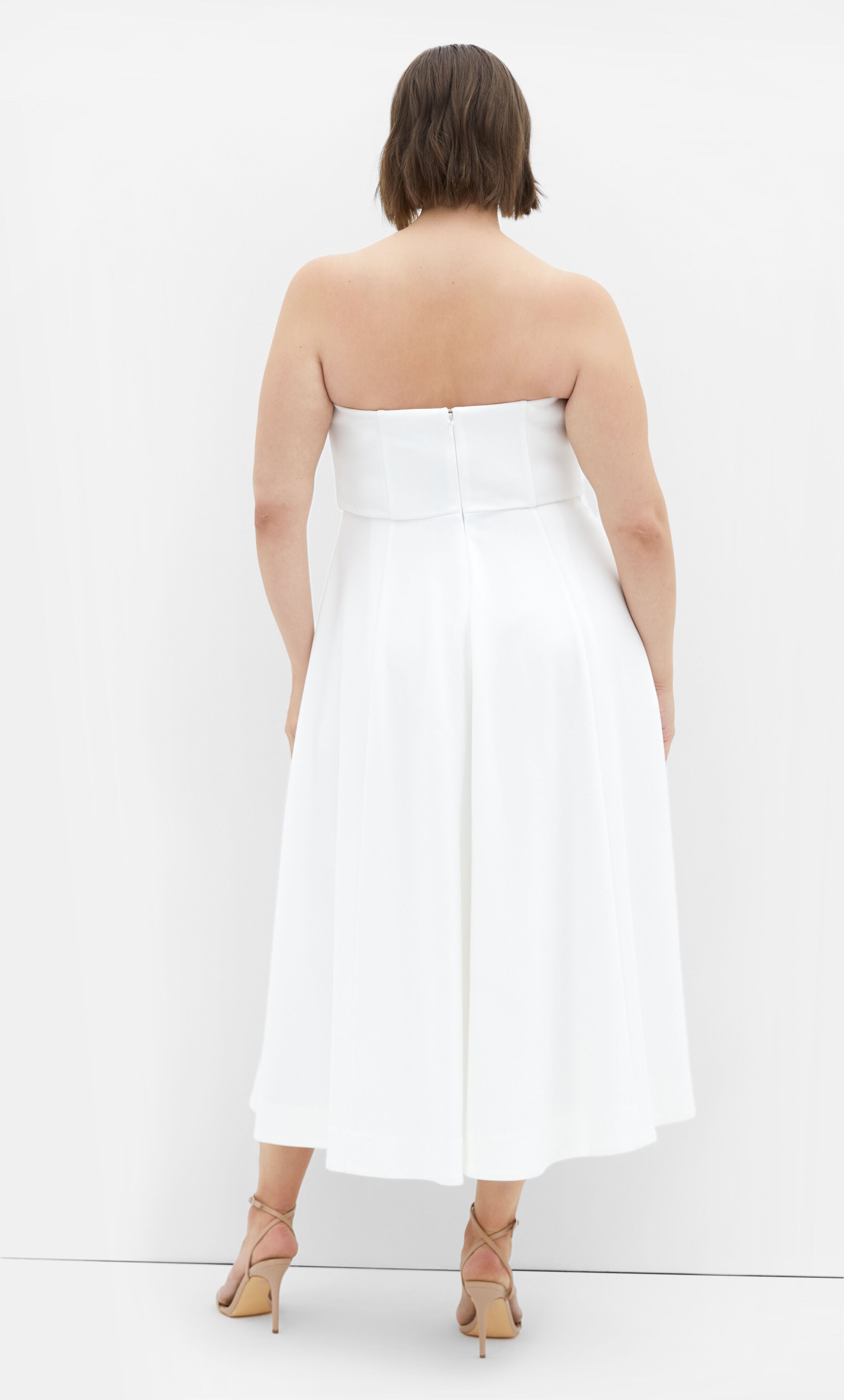 Sweet Flare Dress - ivory, WHITE, alternate image number 3