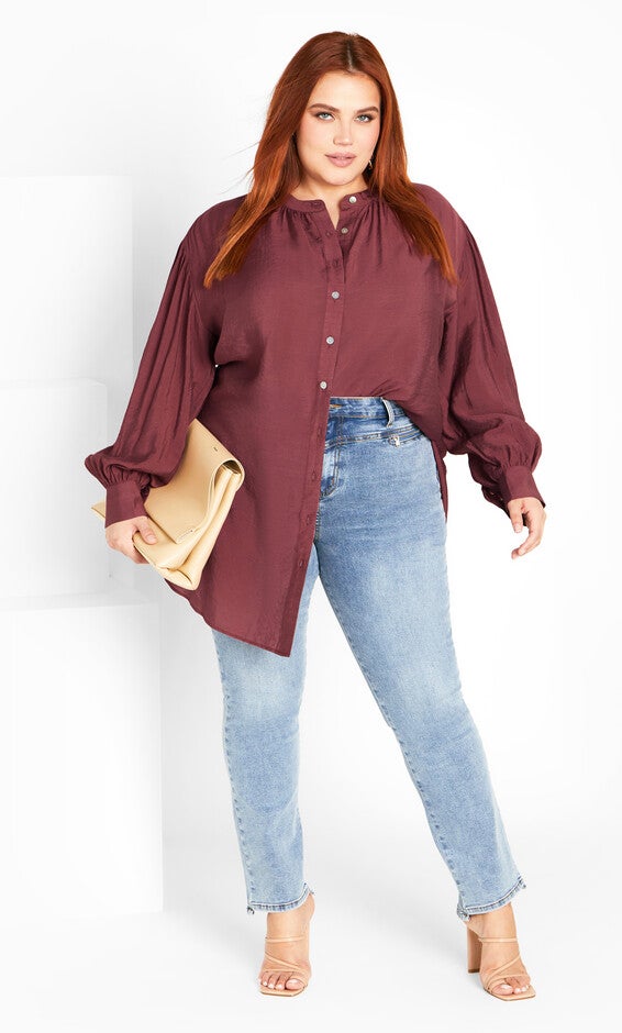 Joy Top - deep rose, PURPLE, alternate image number null