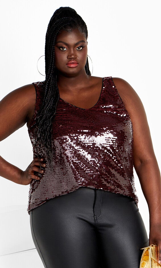 Razzle Dazzle Cami - ruby, RED, hi-res image number null