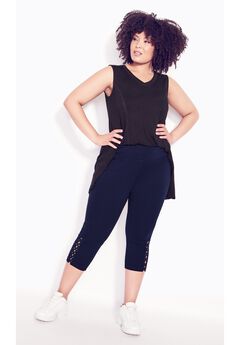 Cross Hem Legging