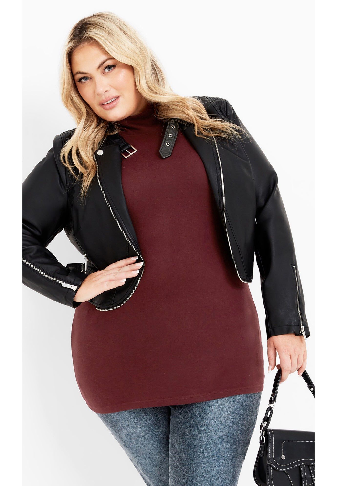 Everly Tunic, MERLOT, hi-res image number 0