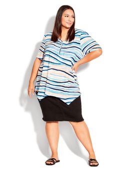 Sharkbite Print Top
